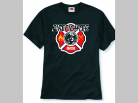 Hasiči - Firefighter ( požiarnik ) pánske tričko 100%bavlna značka Fruit of The Loom  ( tričko pre požiarnikov )